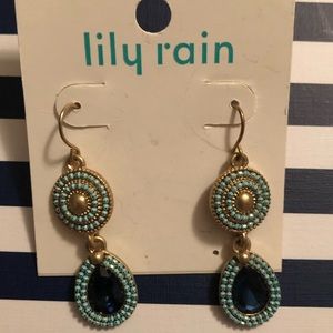 Brand New Lily Rain Chandelier Wire Earrings